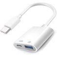 thumbnail image 1 of LinQingQ USB-C to USB Adapter with 30W Charging Port for iPhone 15 Pro Max MacBook Pro Air 2023 iMac iPad Mini Pro, Apple MFi Certified OTG Support Camera, Card Reader, USB Flash Drive, MIDI Keyboard, 1 of 1