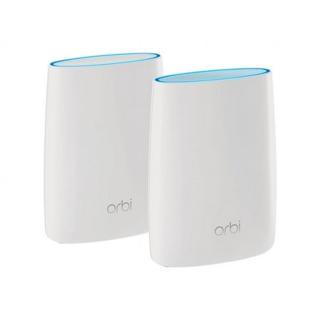UPC: 0606449116359 | NETGEAR – Orbi AC3000 Tri-Band Mesh WiFi System with Router + 1 Satellite Extender  3Gbps (RBK50)