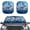 Butterfly Flower, variant on Xoenoiee Stained Glass Print Windshield Sun Shade, 2 PCS Car Sun Shade Windshield Blocks UV Rays, Keep Car Interior Cool, Foldable Windshield Sunshade for Hatchback, Truck, SUV, MPV