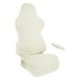 thumbnail image 1 of Elastic Gaming Slipcovers Washable Rest Cover Arm Gaming for Reclining Racing Gaming Office - milky white, 1 of 7