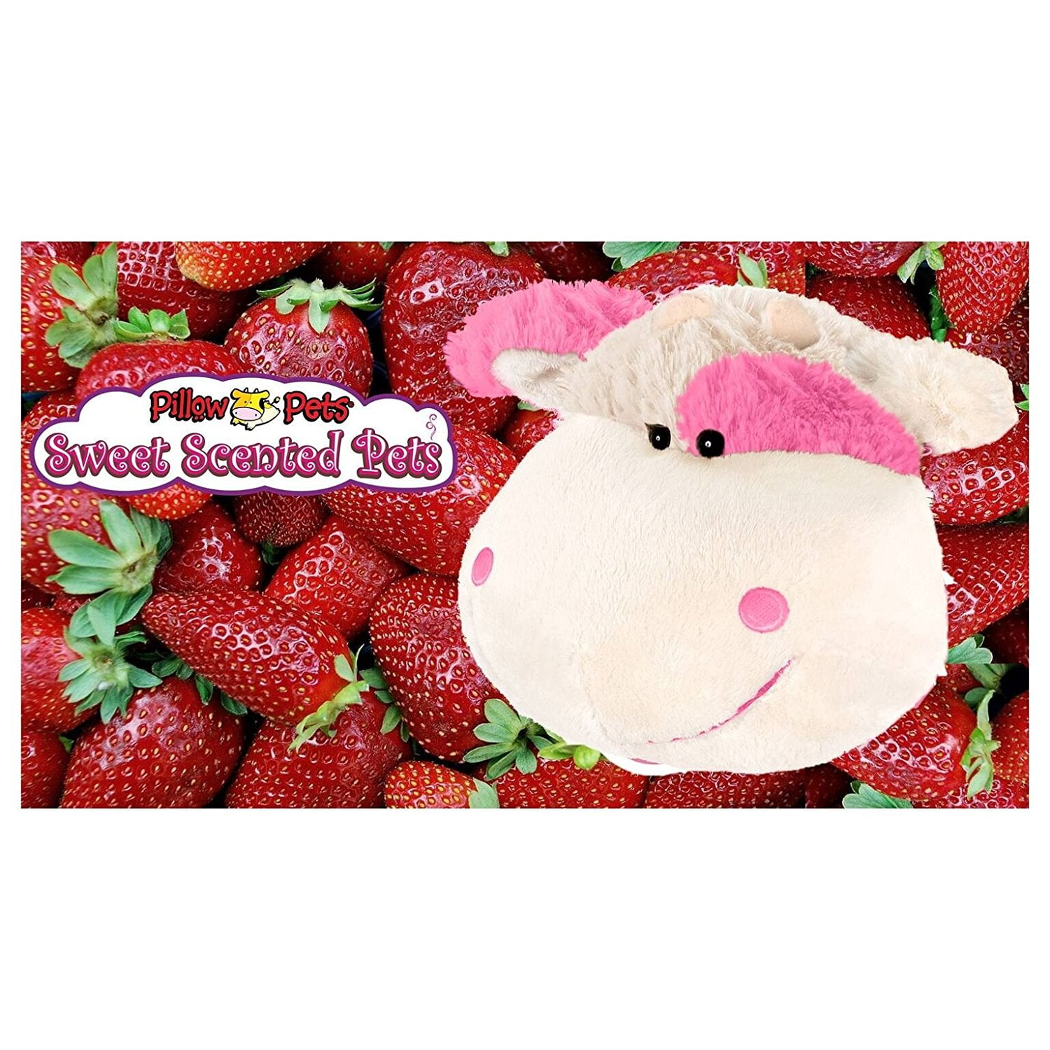 strawberry cow pillow pet walmart