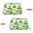 thumbnail image 3 of Salouo Cute Frog1 Pattern Large Cosmetic Bag,Portable Travel Makeup Bag Makeup Brush Organizer Cosmetics Pouch Large Capacity Travel Makeup Case Organizer, 3 of 8