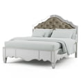 thumbnail image 2 of FOA Gavvi Glam 3-Piece Silver Wood Bedroom Set - King + Nightstand + Dresser, 2 of 12