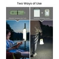 thumbnail image 5 of Dongyi USB-C Rechargeable Camping Light Bar-2000mAh IP66 Waterproof,4 Modes Foldable LED Tube for Tents,Power Outage, Hiking,Travel & Parties(11.8",Green), 5 of 14