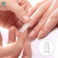 thumbnail image 5 of Deago 500pcs Lady French Acrylic Style Artificial False Nails Half Tips with Box for Nail Salons and DIY Nail Art, 10 Sizes (Natural), 5 of 10