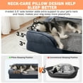 thumbnail image 2 of Extra Large Orthopedic Dog Bed, Waterproof Dog Couch Bed with Removable Washable Cover, Dog Sofa Bed X Large, Egg-crate Foam, Waterproof Lining, Nonskid Bottom, Gray, 42in, 2 of 8