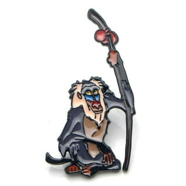 Lion King Rafiki Character 1" Tall Enamel Metal Pin