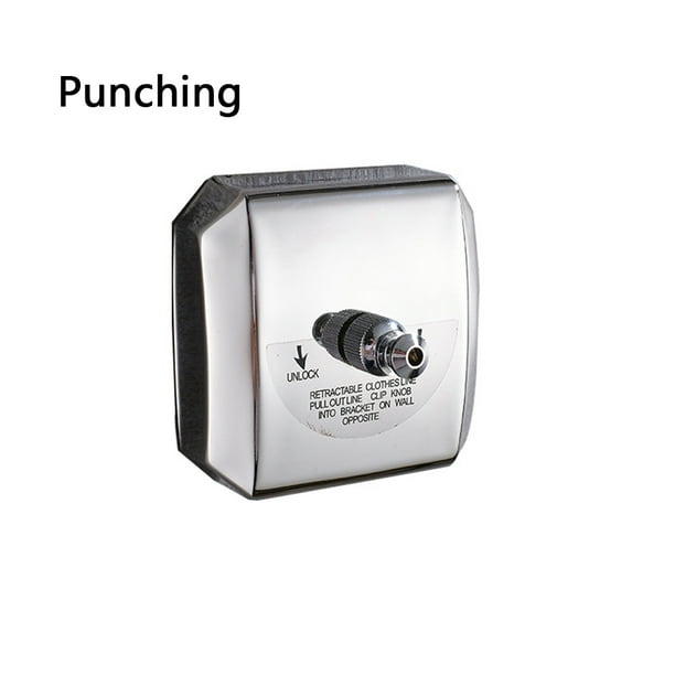 DESTYER Clothes Drying Rack Indoor Outdoor SingleRow Invisible Laundry