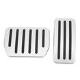 thumbnail image 1 of 2pcs Accelerator Brake Pedals Foot Rest Aluminum Alloy Modification Replacement for Cadillac XT5 2017‑2019, 1 of 3