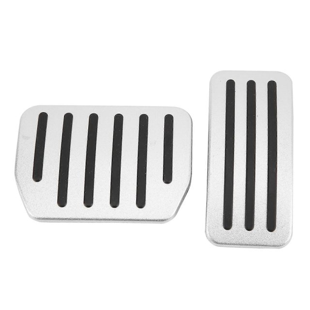 2pcs Accelerator Brake Pedals Foot Rest Aluminum Alloy Modification Replacement for Cadillac XT5 2017‑2019