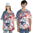 thumbnail image 4 of Maltese Patriotic Welcome for 4Th of July Independence Day All Over Print 3D Baseball Shirt Maltese Dog Lover Gifts Idea Softball Sport - 00010, 4 of 6