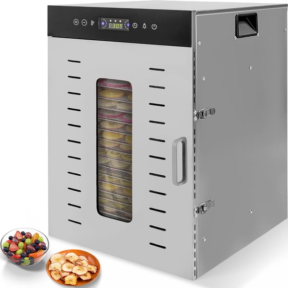 Deshidratador Alimentos Electrico 1400W 16 Bandejas Industrial Comercial Gutstark Home