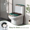 thumbnail image 5 of HELLHERO Christmas Puppy Snowflake Toilet Protector Cover with Stretch 2 Pcs Set Toilet Lid Cover and Toilet Tank Lid Cover 17"x21" for Elastic Edge, 5 of 8