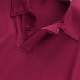 thumbnail image 5 of DayScoop Men's Solid-Color T-Shirts Casual T Shirts Summer Fashion Turndown Collar Buttoned Short Sleeve Tops Tees, 5 of 5