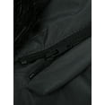 thumbnail image 6 of FANNYC Women's Winter Padded Coat Fashionable Good-Looking Zipper Hooded Down Jacket Warm Lightweight And Breathable, Detachable Hat,M-2XL, 6 of 7