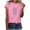 Pink, variant on Wildflower Graphic Tees for Women 2026 Summer Casual Short Sleeve Crewneck T Shirts
