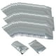 thumbnail image 3 of 100pc Bolsa con Cremallera Bolsa de Papel de Aluminio Bolsa Plana de Cierre Mylar Durable para , Nueces, Alimentos	* Los 6x10cm Macarena Bolsas de papel de aluminio, 3 of 8