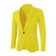 thumbnail image 5 of CHAQUETA DE TRAJE CHIC PARA HOMBRE INSPIRE, CON SOLAPA EN V, MANGA LARGA, VENTILACIÓN SENCILLA EN LA PARTE TRASERA, BLAZER DE UN BOTÓN, TAMAÑO 38, COLOR AMARILLO, 5 of 6