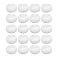 thumbnail image 1 of 20 minicalabazas artificiales blancas de imitación para centro de mesa de interior y exterior, de espuma decorativa para pintar en casa o fiestas., 1 of 8
