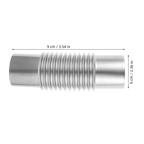 LOLIPPYY Flexible Corrugated Stainless Steel Water Heater Connector, Material, Easy to Install, Leak-Resistant Hose
