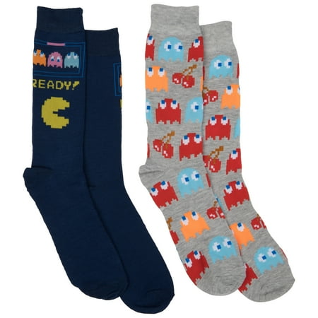 

Pac-Man Ready! 2-Pair Pack of Casual Crew Socks