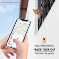 thumbnail image 3 of KANCOKIT Reflective AirTag Cat Collar with Bells, Cat Tracker Collar with Silicone Airtag Holder for Girl Boy Cats, Kittens and Puppies, Pink, 3 of 10