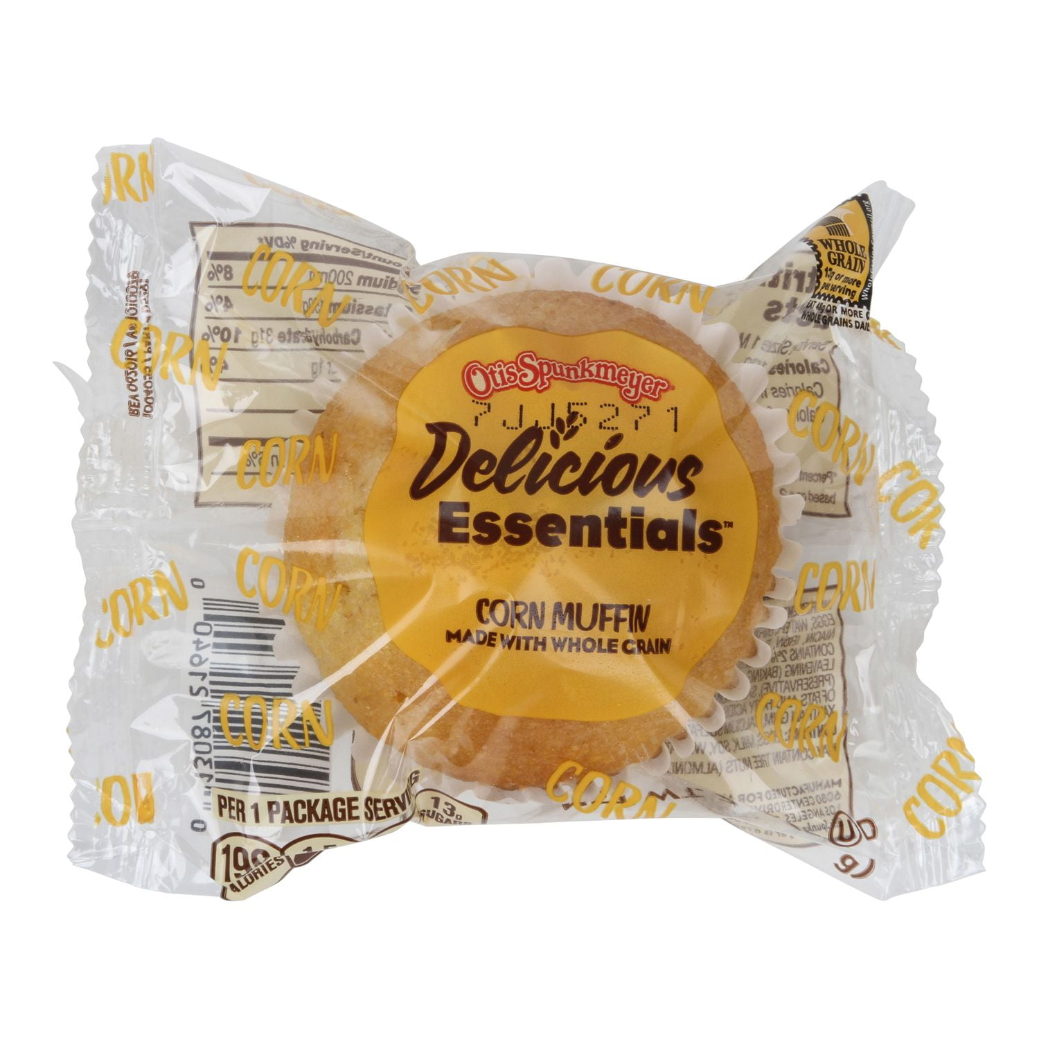 Otis Spunkmeyer Delicious Essentials 51 Percent Whole Grain Corn Muffin