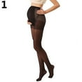 thumbnail image 4 of Cuteam Pregnant Women's Plus Size Silky Stockings Pantyhose Stretchy Tights One Size, 4 of 5