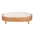 thumbnail image 4 of bali & pari Jovia Bohemian Honey Rattan Pet Bed, 4 of 9