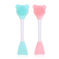 thumbnail image 1 of 2 pcs Silicone Facial Mask Applicator Brushes,Double-headed Multifunctional Facial Mask Beauty Tool, 1 of 5