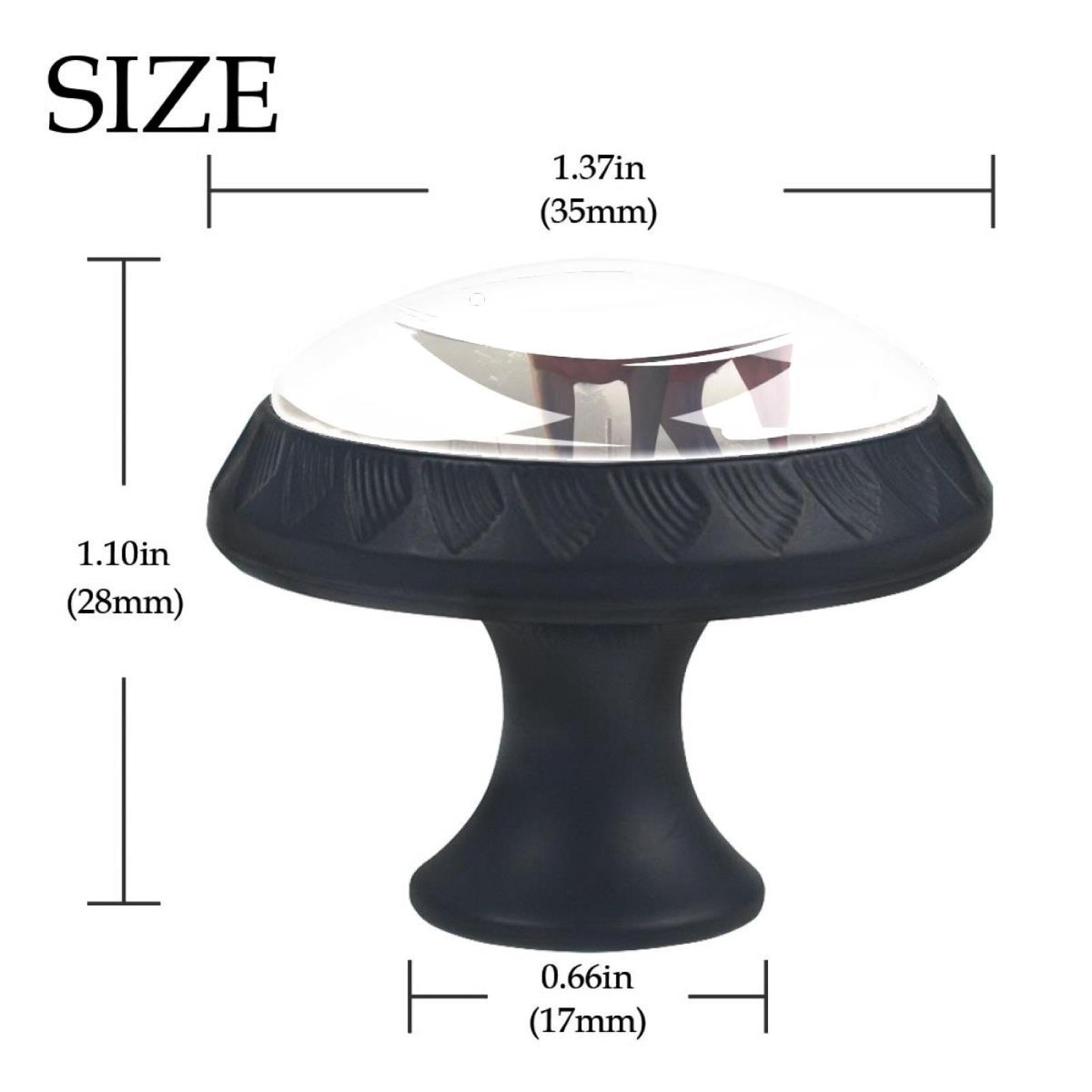 4 Pcs Deer and American Flag Knobs for Kitchen Cabinet Cupboard Dresser Bookcase Drawer Pulls Handles Round Home Decor