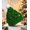 Green, variant on Unisex Christmas Knit Santa Beanie with Fake Beard, Novelty Holiday Party Winter Hat for Adults, Cozy Gift
