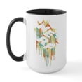 thumbnail image 2 of CafePress - Nerf Melted Camo Mugs - 15 oz Ceramic Large White Novelty Mug, 2 of 4
