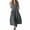 Gray, variant on Maxi Dress For Women Sleeveless Collared Long Casual Dress with Pockets for Resort Travel Weekend Brunch Errands Relaxed Daytime Vacation Style Summer