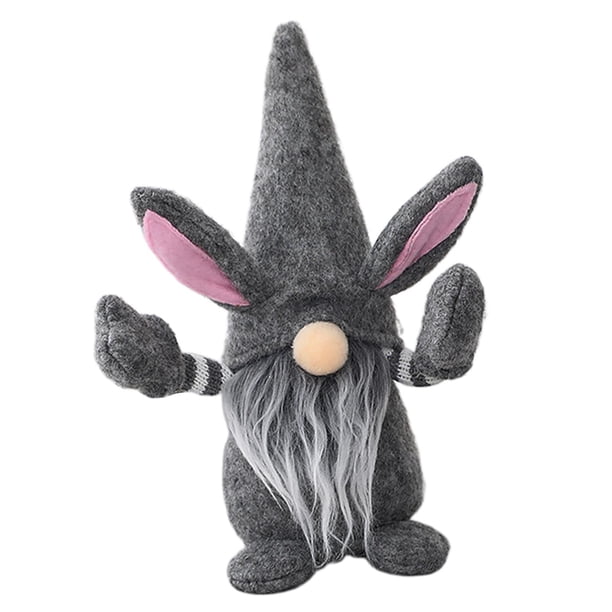 Decoración para de Pascua omes Muñeca, Día de San Patricio omo Leprechaun ome Figurine Creativo Navidad Relleno Relleno Muñeca Si Estilo gris 2 Soledad muñeca de gnomos de pascua