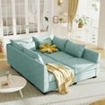 thumbnail image 2 of EUROCO 115.1" Oversized Modern U-Shape Modular Sectional Sofa with Storage,6-Seat Convertible Sofa Bed with Reversible Chaise,Light Green, 2 of 6