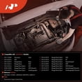 thumbnail image 2 of A-Premium 2PC Coolant Pipe Compatible with Land Rover - Range Rover 2015, Discovery 2017-2020, LR4 2014-2016, Range Rover Sport 2016-2020, 2 of 6