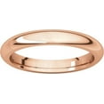 thumbnail image 4 of 3mm Comfort Fit Wedding Band in 14k Rose Gold - Size 9.5, 4 of 9