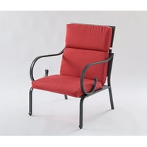 BrylaneHome Riviera Steel Deep Seat Patio Chair