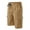 Khaki, variant on JIUKE Cargo Shorts for Men Drawstring Straight Leg High Waisted Summer Knee Length Shorts with Pockets