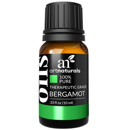 ArtNaturals 100% Pure Bergamot Essential Oil - (.33 Fl Oz / 10ml) - Undilued Therapeutic Grade Citrus Fragrance- Uplift Wellness and Refresh - for Diffuser Hair Skin and Soap Making