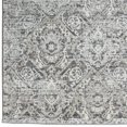 thumbnail image 2 of Pemberly Row Polyester Transitional Abstract Gray 5' Round Area Rug, 2 of 4