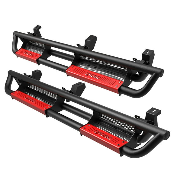 RVNI 6" Armor Running Boards for 2007-2018 Jeep Wrangler JK 4 Door Side Step Plates Nerf Bars