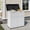 White, variant on Uforic 66 Gallon Double Compartment Trash Can, Weatherproof Resin Garbage Bin with Lid & Drip Tray, for Patio Deck Backyard Kitchen, Black