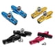 thumbnail image 5 of 2 zapatas de freno para bicicleta de carretera, compatibles con bicicletas de piñón fijo y con soporte de goma. rojo, 5 of 8
