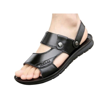 

Zodanni Men s Antislip Slides Slide Sandals Mens Walking Lighweight Slip On Soft Flat Sandal