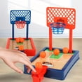 thumbnail image 1 of Two-Person Tabletop Basketball Game Machine - Interactive Fun Finger Bouncing Circle Shooting Toy for Halloween and Christmas Gifts with Basketball Machine Features, 1 of 5