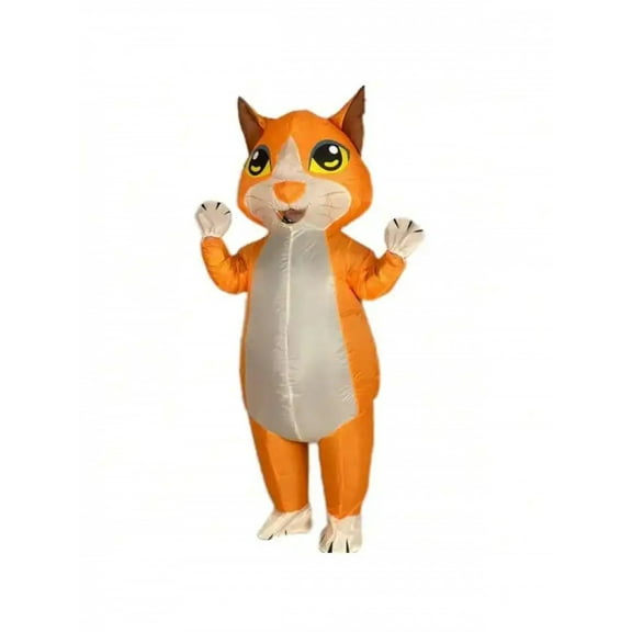 Inflatable Cat Costume - Cute Kitten Blow-Up Outfit for Halloween, Parties & Events Inflatable party cosplay costumes suitable for adults (4.9-6.2 feet)