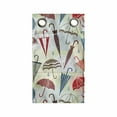 thumbnail image 1 of Rain Hanging Pocket Organizer, Grunge Design Vivid Pattern of Various Umbrellas and Drops on Pastel Clouds, Printed Polyester Storage Bag with Pockets, 9" x 16", Multicolor, 1 of 2
