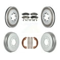 thumbnail image 1 of Transit Auto Front Rear Coated Disc Brake Rotors Semi-Metallic Pads and Drum Kit for Car Chevrolet Colorado GMC Canyon KGF-102406, 1 of 11